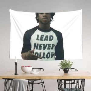 VIKAMA Hip Hop Rapper Tấm Thảm Đô Thị Treo Tường Dạo Phố Nghệ Thuật Đường Phố Trang Trí Cho Phòng Ngủ Phòng Ký Túc Xá Polyester Tấm Thảm