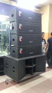 Speaker Double Line Array LA 8 10 Inch Passive Audio One Sound System Gantung Lapangan | GA