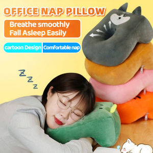 Office Nap Pillow Cotton Office Rest Pillow Travel Headrest Neck Support Students Desk Sleeping Lunch Break Pillow