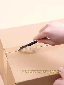 Magnetic Box Cutter Multifunctional Utility Knife Safe and Portable Mini Cutting Knife