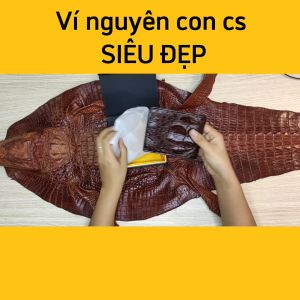 [FREE SHIP] VÍ CÁ SẤU NAM. SẢN PHẨM CAO CẤP BỞI OVENIS
