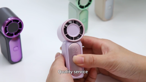 Mini Fan Super Cold Wind 16°C 100 Speed 3600mAh Long Lasting Battery LED Digital Display Type-C Fast Charging Safe Protection