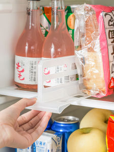 Adjustable Plastic Refrigerator Organizer Divider Small Partition Snap-in Combination Board Kitchen Storage Solution