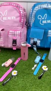 PROMO !! COD Bayar di Tempat // Tas Ransel Sekolah Anak Perempuan SD SMP SMA Motif Beauty / Tas Sekolah Anak Paket Banyak Bonus / Backpack Anak Remaja Premium
