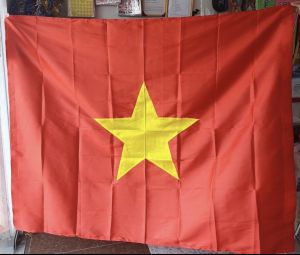 Lá cờ đỏ sao vàng/cờ Tổ quốc vải phi bóng size 14mx18m