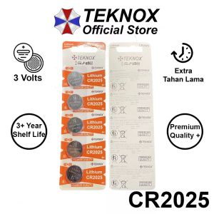 (10 Pcs) TEKNOX Baterai CR 2025 - TEKNOX PREMIUM QUALITY