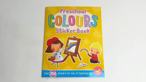 Preschool Colours Sticker Book Activities & 250+ Stickers