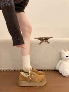 XUJIA | Fleece Lined All Cover Thick Sole Muffin Boot