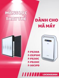 Màng lọc không khí PANASONIC cho máy F-PXJ30A F-PDJ30. Bộ lọc giá rẻ dễ dàng thay thế bao gồm hepa và carbon