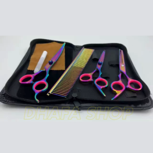 BARU KNIFEZER Set Gunting Rambut Super Tajam 6in1 Stainless Steel 4Cr13 - 440C