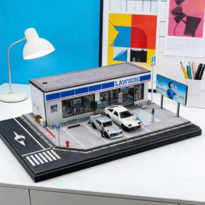Mô Hình Bãi Đỗ Xe Tiêu Chuẩn 1:64