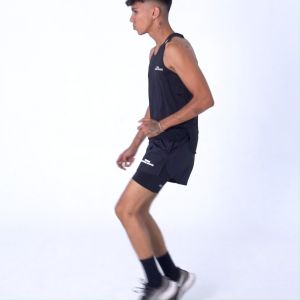 Terrel sporstwear celana Dashing running 2 in 1 short black running series