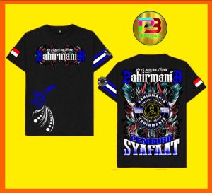 T-Shirt Kaos ZAHIR MANIA PEMBURU SYAFAAT Cotton 30s Ukuran Anak Dan Dewasa