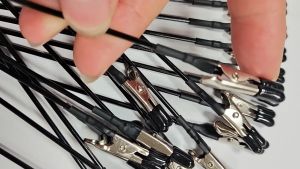 Gundam Tool Runners Clip Painting Stick Paint Spray Crocodile Clip Runner Alligator Clip Metal