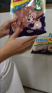 ขนมสุนัข Brockoro MU421 ไก่เคลือบครั้นชี่โบนปลาท่องโก๋