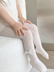 ถุงเท้าเด็กผู้หญิงฤดูร้อน ถุงเท้าลายผีเสื้อป้องกันยุง ถุงเท้าผ้าตาข่ายบาง ถุงเท้าเด็กผู้หญิง ถุงเท้าเด็กผู้หญิงแบบลำลอง