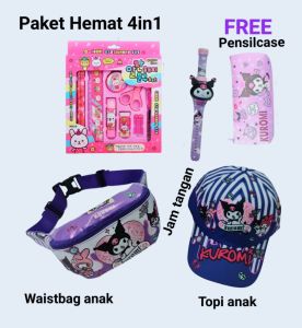 Paket Hampers anak lebaran tas pinggang anak tas bahu tas selempang anak perempuan