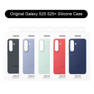 Original Liquid Silicone Phone Case For Samsung Galaxy S25 Ultra S25+ S25 Plus Full Cover Camera Lens Protective Back Cover For Samsung Galaxy Plus Shockproof Casing Case For Galaxy S24 Ultra S24+ S24 Protector