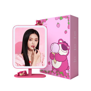 TMSU | Valentines Birthday Gift for Girlfriend Strawberry Bear Vanity Mirror