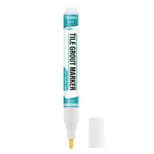 5ml Waterproof Tile Marker Grout Pen Wall Seam for Floor Bathroom Kitchen Toilet Wall Seam Repair White