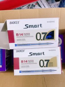 Bút Bi Baoke B14 0.7mm - Màu xanh (Hộp 48 Chiếc)