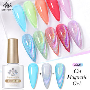 BORN PRETTY 10ml Cat Eye Gel Nail Art Polish Long Lasting Soak Off UV LED For Nail Art Gel DIY UV Gel Nail