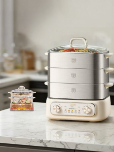 Supor | Multifunctional Stainless Steel Steamer Cooker 3 Layers