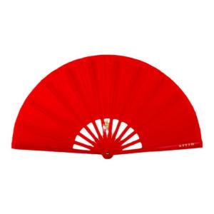 XIAOYAOJIN | Traditional Style Red Gold Double-sided Children Dance Fan