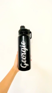 Custom Vinyl Name Sticker for Tumblers Water Bottles Laptops – Personalized Decal Label