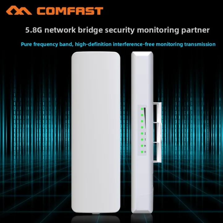 Comfast | Outdoor 5.8G High-Power CPE Wireless Bridge 3-5km Directional Antenna