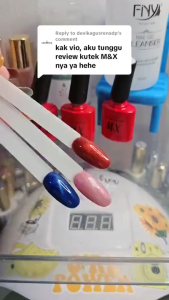 M&X 147 COLORS UV Nail Gel Polish 7ml Double Effect Cat Kuku Warna Varian (101-144) KU072