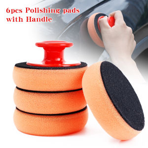 Car Wash Waxing Polishing Pad Sponge Set Microfiber Applicator Car Waxing Artifact