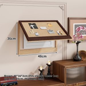 MUGG | Decorative Felt Board Photo Display Cover Panel for Electric Box No Drilling Required
