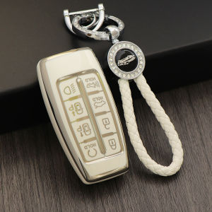 8 Buttons Auto Shell Fob Accessories Car Key Case Fob Cover Keychain For Genesis For Hyundai GV80 GV90 G70 G80 G90 GV70