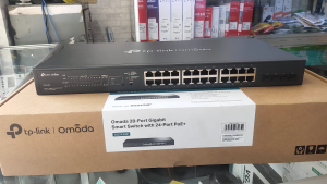 TP-LINK JetStream 28-Port Gigabit Smart Switch  Với 24 Cổng PoE+ - TL-SG2428P