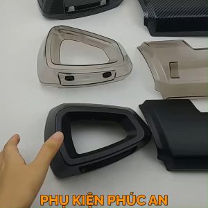 Ốp che ống pô xe WinnerX v2 v3 pát bô cách nhiệt ống xả Winner X đen nhám khói carbon