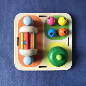 MENGTELI | Educational Intelligence Development Toy Wooden Busy Board
