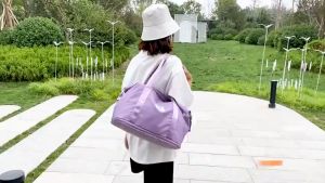 旅行包大容量女短途行李包收纳袋孕妇待产包防水健身包 Travel bag large capacity womens short-distance duffel bag storage bag maternity bag