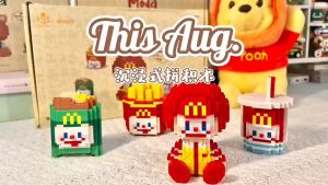 🇲🇾Fast Food DIY Building Blocks Nano block Cartoon Puzzle Connection Blocks Toys Gifts 麦当当外卖仔快餐微小颗粒积木玩具摆件礼物