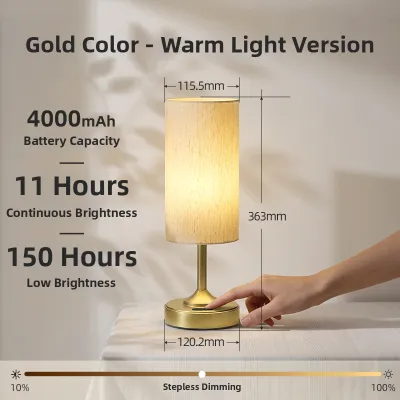 EZVALO | Retro Wabi Sabi Touchable Rechargeable Eye-care Lamp