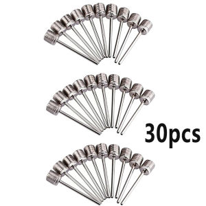Sport Ball Inflating Pump Needle 10-60pcs for Football Basketball Soccer Inflatable Air Valve Adaptor Stainless Steel Pump Pin