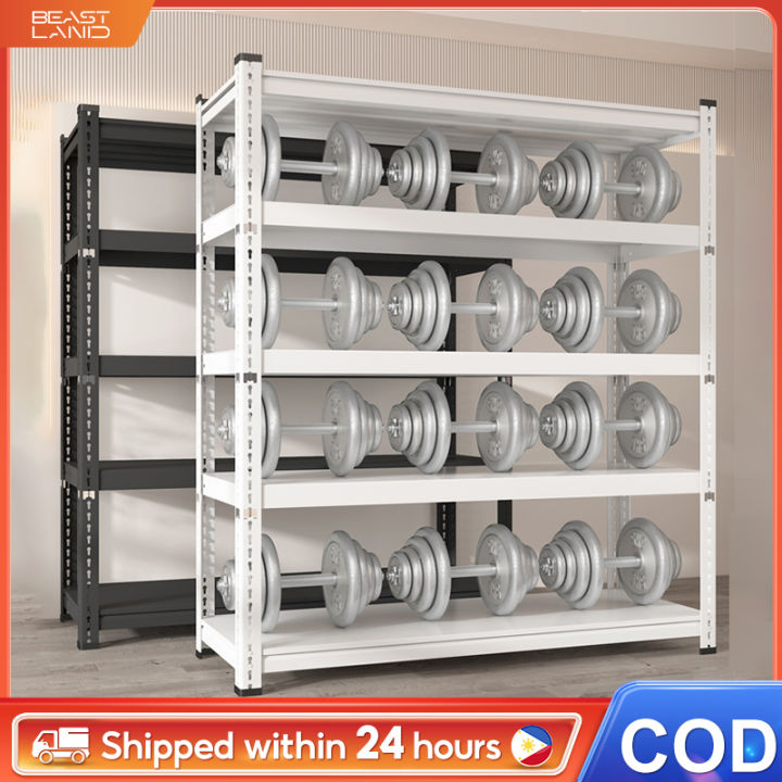 (Load 500 KG) Boltless Rack Steel Rack Shelves 5 layers Metal Rack Organizer Layer Heavy Duty