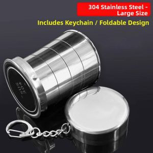 Stainless Steel Portable Collapsible Water Cup