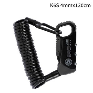 Mini Portable ULAC K2S Bicycle Lock Mountain Bike Combination Lock Luggage Bag Lock Multifunctional Personal Carry-On