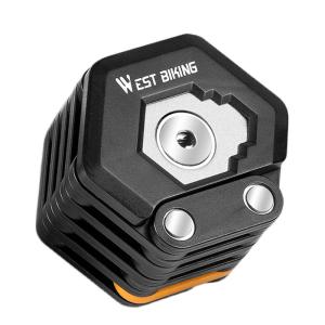West Biking | Portable Anti-Hydraulic-Cutting Theftproof Foldable Bicycle & E-Bike Lock