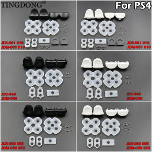 Handle Repair Kit For PS4 Controller L1 R1 L2 R2 Trigger Buttons+Conductive Rubber Pads+SpringsFit JDS/JDM-001 011 040 050 055