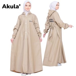JAS HUJAN GAMIS AKULA.BEST QUALITY PVC0.25. KUAT TEBAL ELASTIS 100 %Original