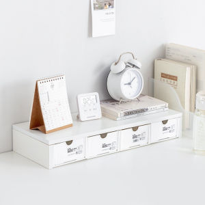 Johor Seller Desktop Storage Box Drawer Stand Storage Case Sticker Washi Tape Organizer Student Dormitory Sundries Cosmetics Organizer Rack