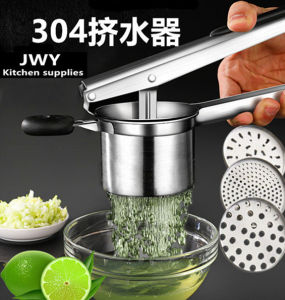 Manual Stainless Steel 304 Vegetable Filling Juicer Multi-Function Potato Masher Lemon Juicer Kitchen Tools Food Processor