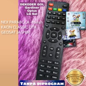 Remote R21 buat digital satelit receiver Optus LGsat Gardiner Nex Geosat & Kaon Remot Multi Joker